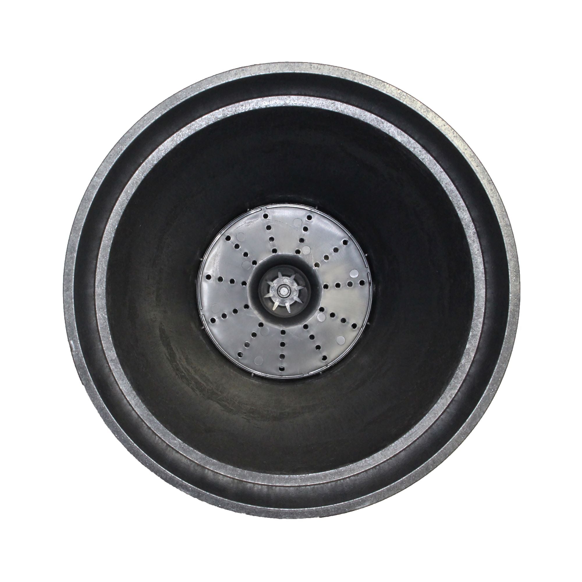 Tierra Verde 2 Pack Aria Round Planter, Self Watering Pot, 15"W x 26"H, Black - VMInnovations
