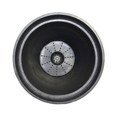 Tierra Verde 2 Pack Aria Round Planter, Self Watering Pot, 15"W x 26"H, Black - VMInnovations