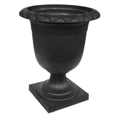 Tierra Verde Self-Watering Urn Planter, Crescendo, 19"W x 23"H (Open Box) - VMInnovations