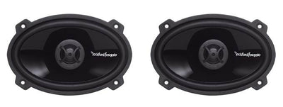 2) ROCKFORD FOSGATE  4x6" 140W 2-Way Full Range PUNCH Car Speakers (Open Box)