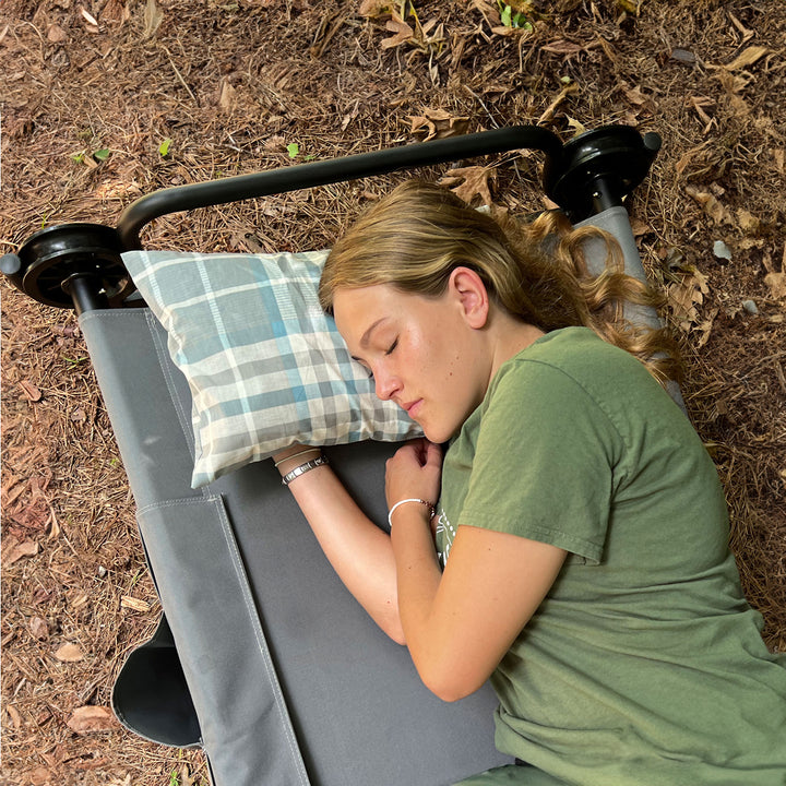 Disc-O-Bed Lightweight Travel Pillow, Packable with Washable Cover (Open Box)