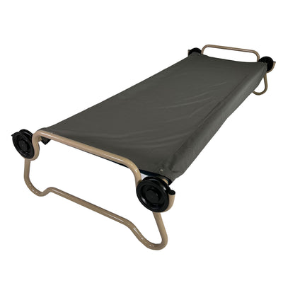Disc-O-Bed L/XL Cot Sheet for Portable Bed Systems & Camping, Grey (Open Box) - VMInnovations