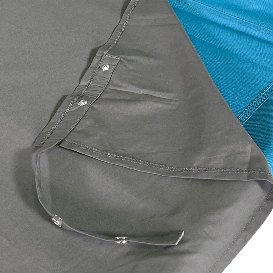 Disc-O-Bed Kids Cot Sheet for Portable Folding Bed Systems & Camping, Grey(Used) - VMInnovations