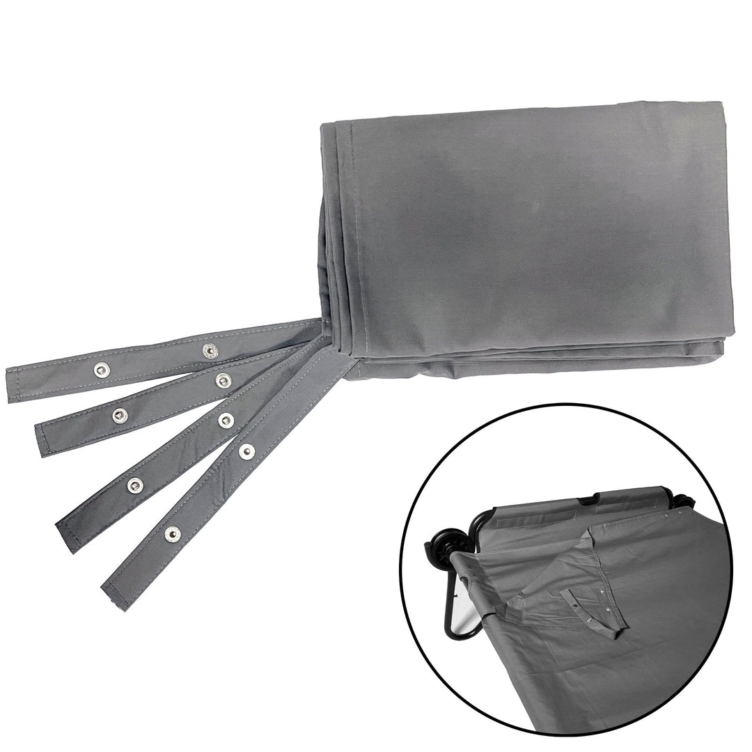 Disc-O-Bed 2XL Cot for Portable Folding Bed Systems & Camping, Grey (Open Box) - VMInnovations