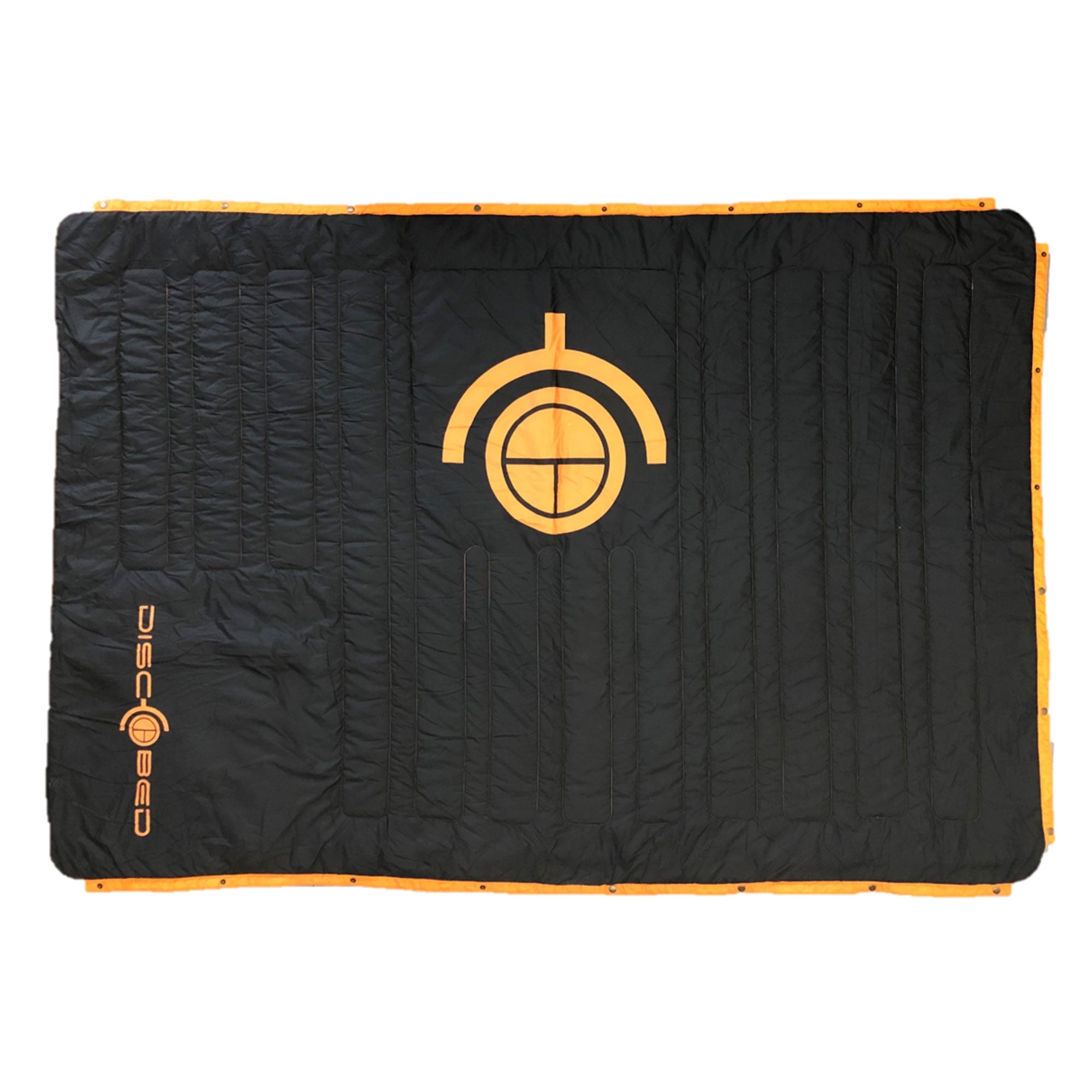 Disc-O-Bed Multifunctional Blanket with Snap Fastener and Fleece Interior, Black - VMInnovations