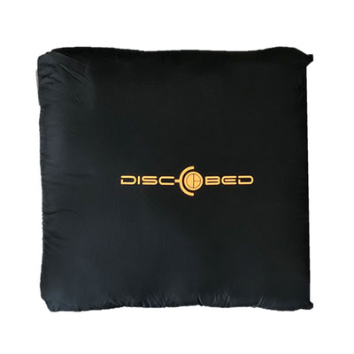 Disc-O-Bed Multifunctional Blanket with Snap Fastener and Fleece Interior, Black - VMInnovations