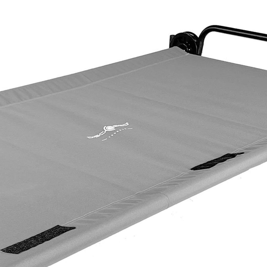 Disc-O-Bed Trundle Cot for XL/2XL Bunk Systems,Adjustable, Grey (Open Box) - VMInnovations