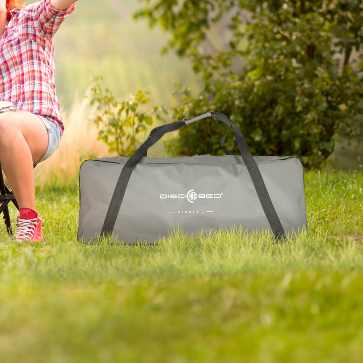 Disc-O-Bed Trundle Cot for XL/2XL Bunk Systems,Adjustable, Grey (Open Box) - VMInnovations