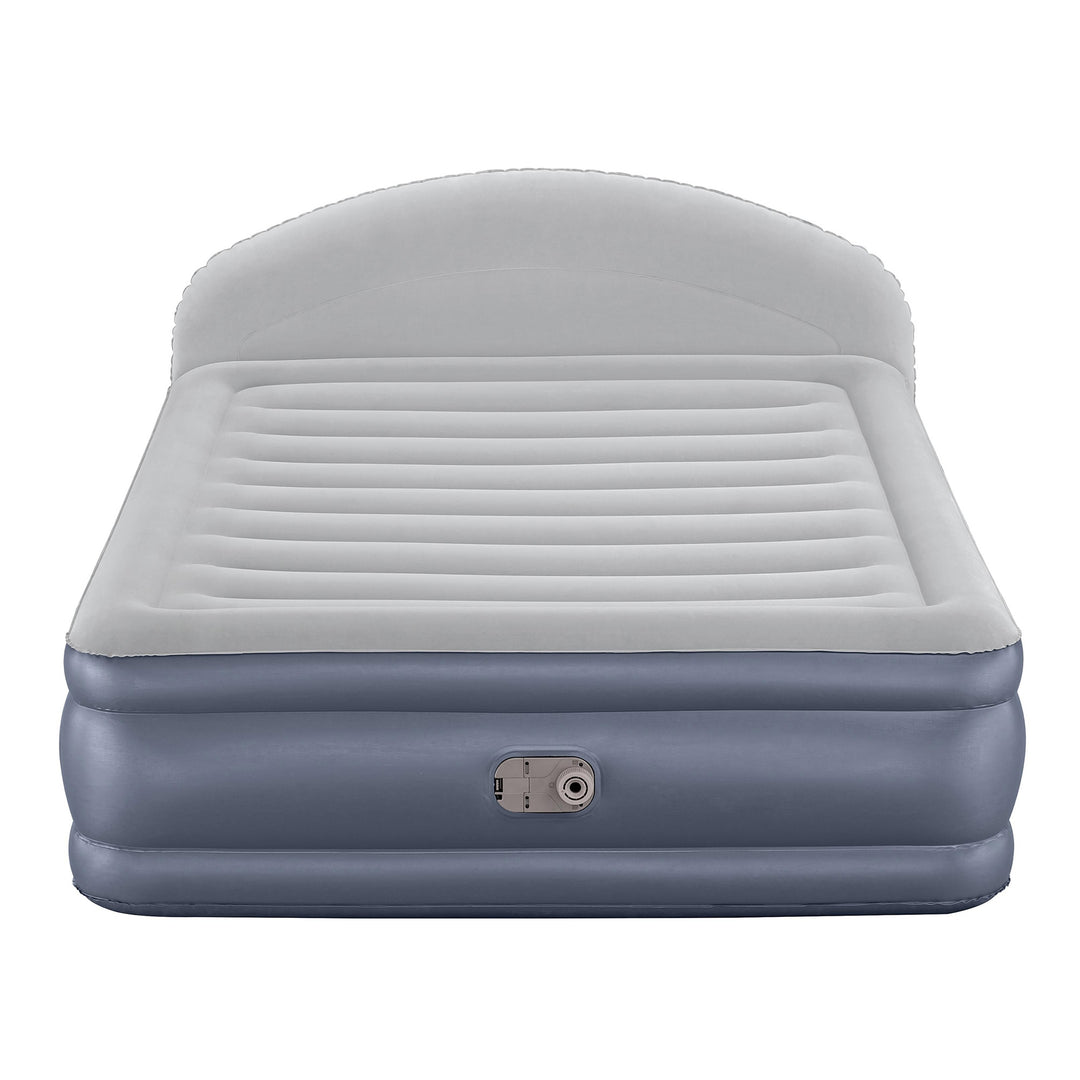 Bestway Tritech LoungeLux Headboard 33" Queen Air Mattress with Built-in AC Pump