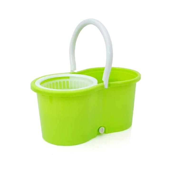 NEAT LIVING Spin Mop & Bucket Set, All-In-One Cleaning System with 2 Mop Heads