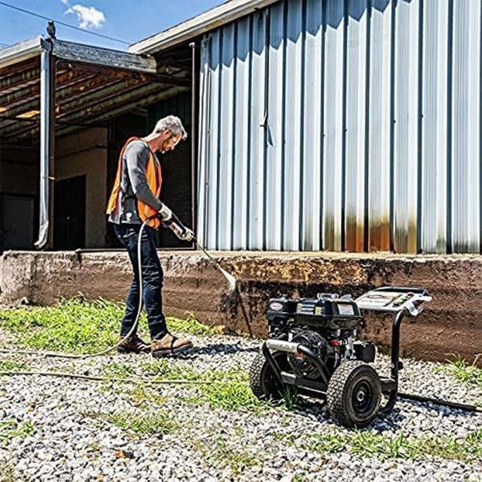 Simpson PowerShot Professional Pressure Washer, Black (Used) - VMInnovations