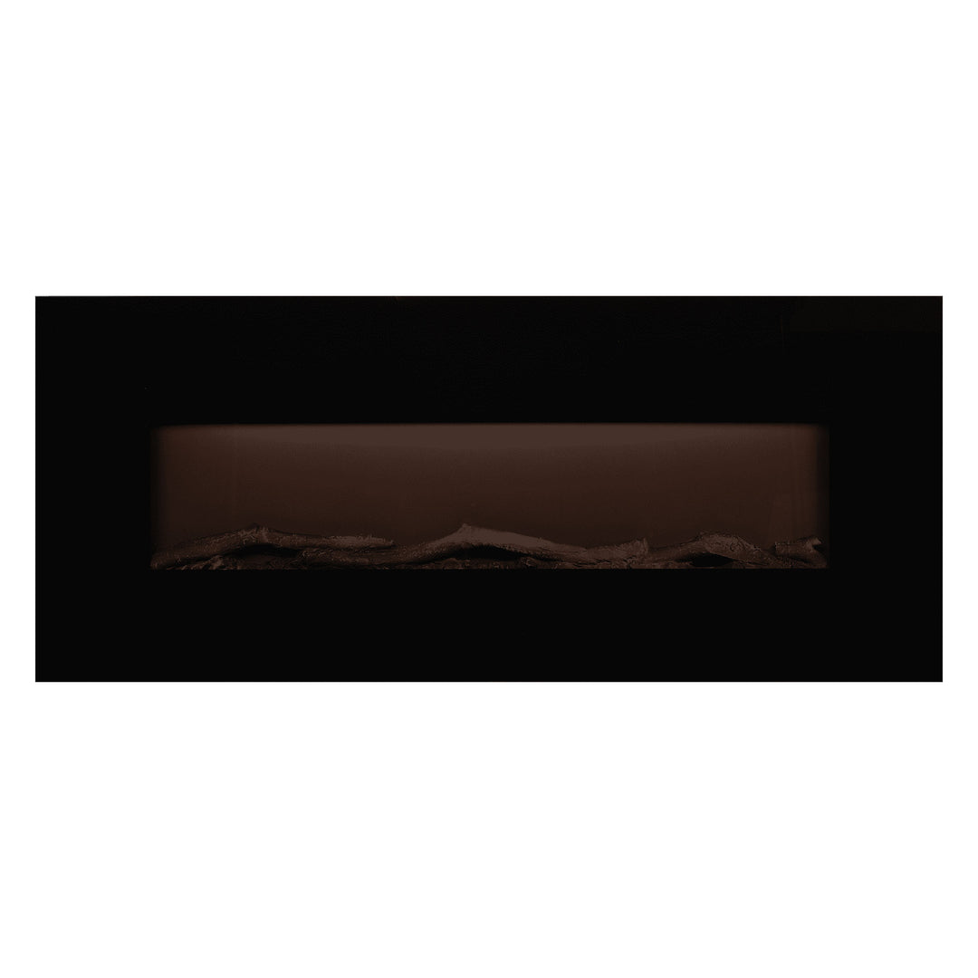 EdenBranch Electric Fireplace, Wall Mount, Adjustable Crystal Flame Effect, 50” - VMInnovations