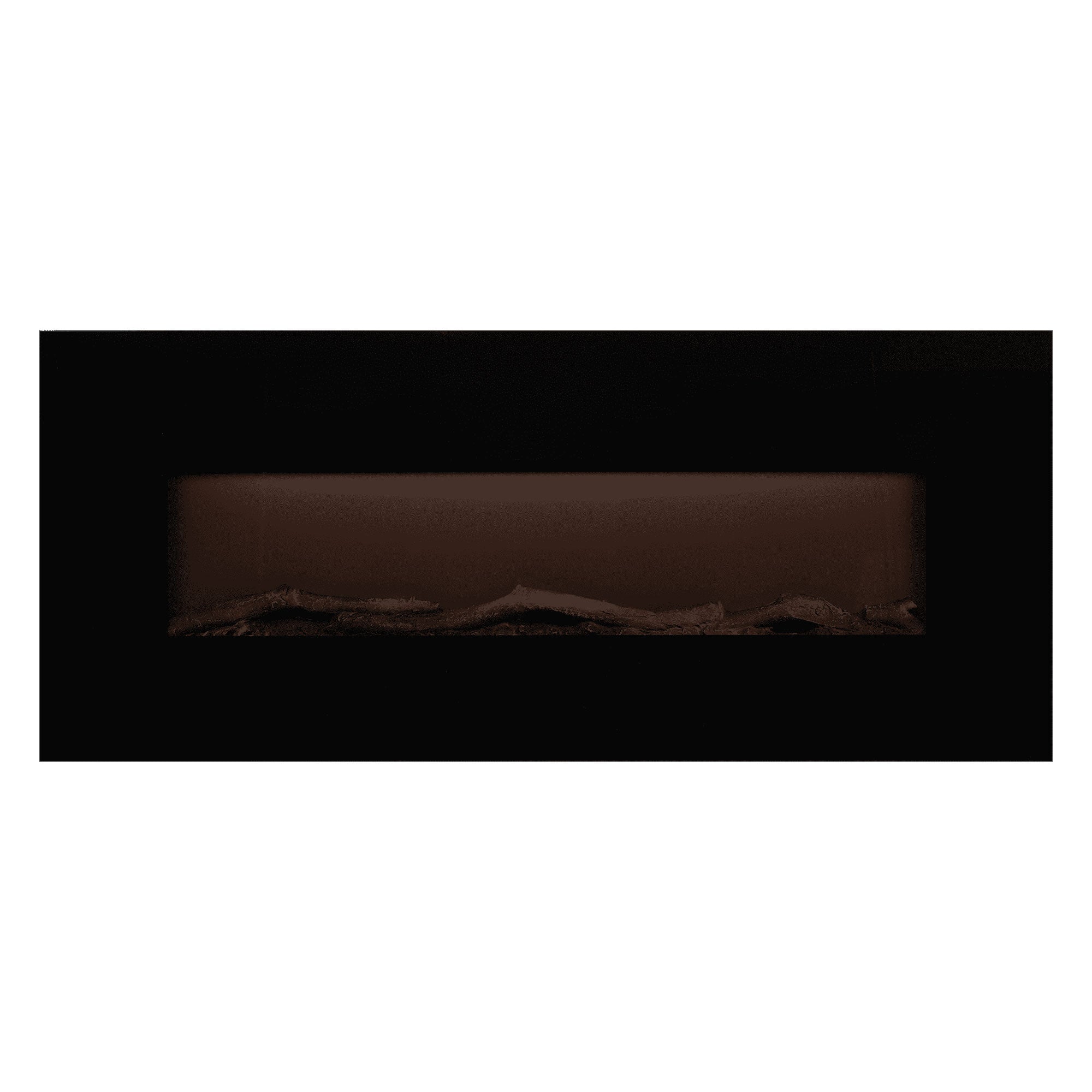 EdenBranch Electric Fireplace, Wall Mount, Adjustable Crystal Flame Effect, 50” - VMInnovations