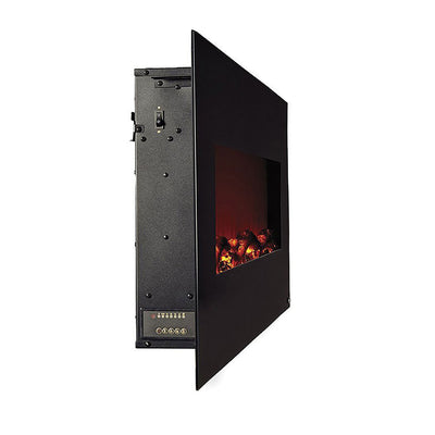 EdenBranch Electric Fireplace, Wall Mount, Adjustable Crystal Flame Effect, 50” - VMInnovations