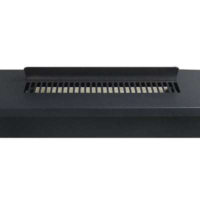 EdenBranch Electric Fireplace, Wall Mount, Adjustable Crystal Flame Effect, 50” - VMInnovations