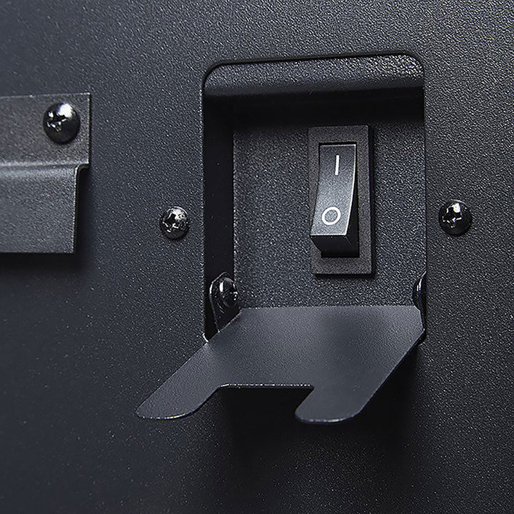 EdenBranch Electric Fireplace, Wall Mount, Adjustable Crystal Flame Effect, 50” - VMInnovations