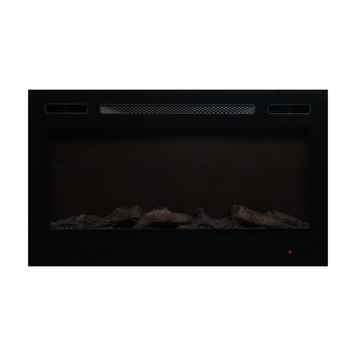 EdenBranch Electric Fireplace, Recessed or Wall Mount, Adjustable Heat, 36 Inch - VMInnovations