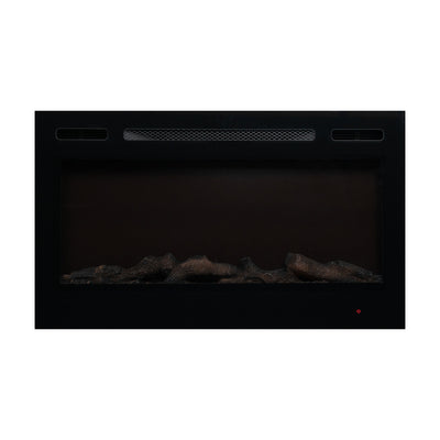 EdenBranch Electric Fireplace, Recessed or Wall Mount, Adjustable Heat, 36 Inch - VMInnovations