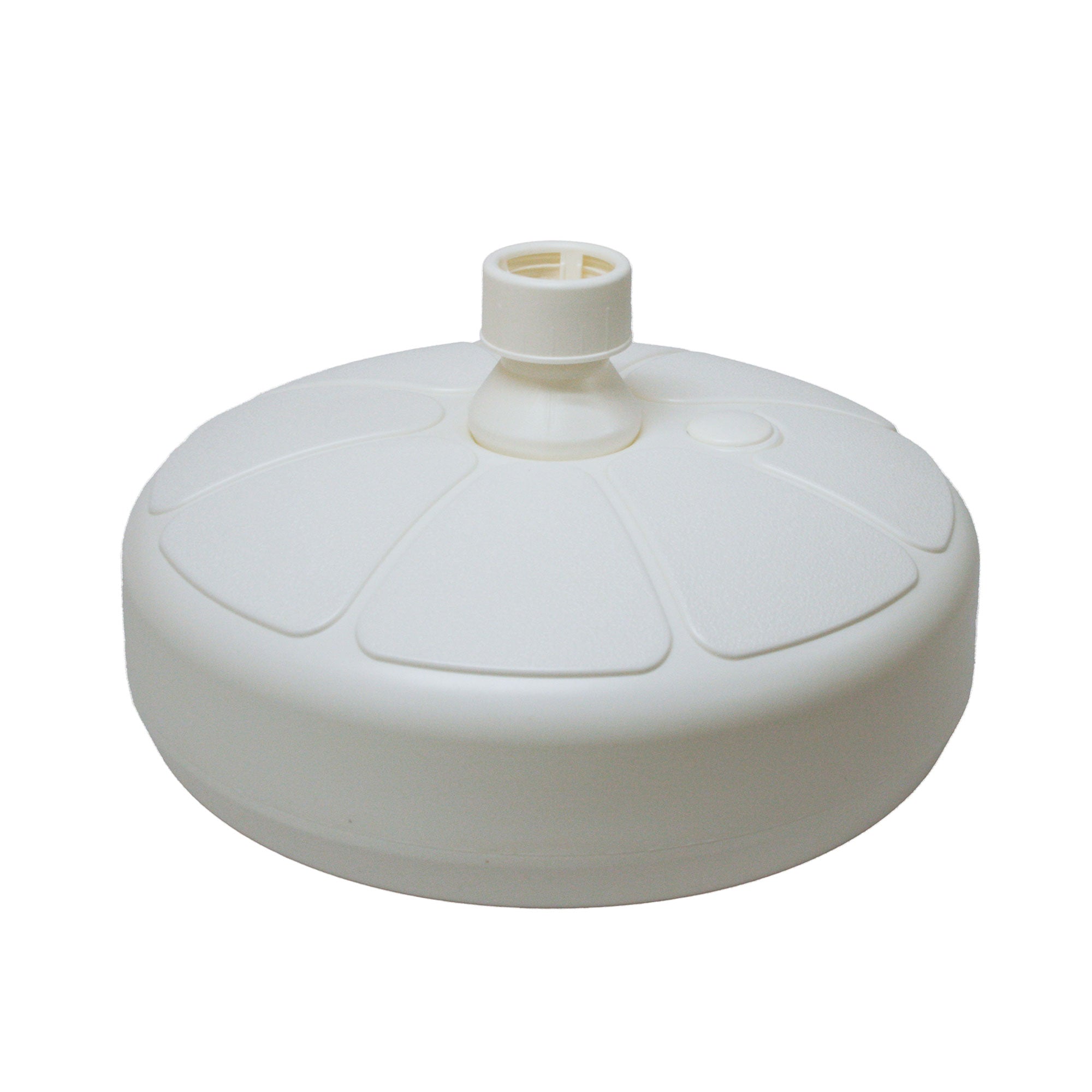 Good Ideas Outdoor Umbrella Stand Patio Base for 1 and 1.5" Poles, White (Used) - VMInnovations