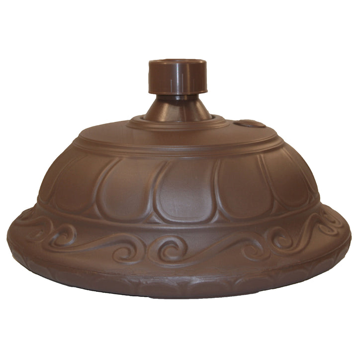 Good Ideas Umbrella Stand Patio Base for 1” & 1.5” Poles, Cappuccino (Open Box)