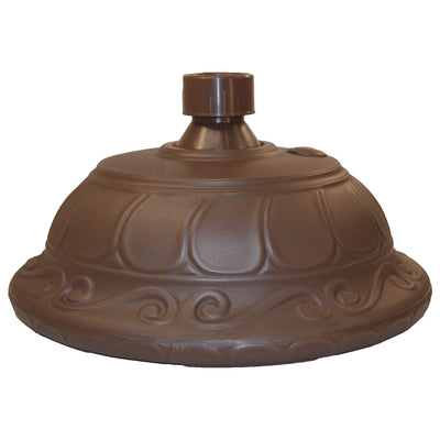 Good Ideas Umbrella Stand Patio Base for 1” & 1.5” Poles, Cappuccino (Open Box)