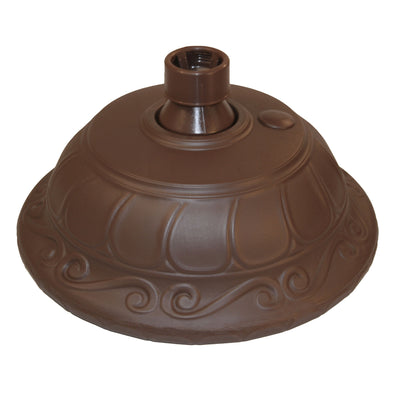 Good Ideas Umbrella Stand Patio Base for 1” & 1.5” Poles, Cappuccino (Open Box)