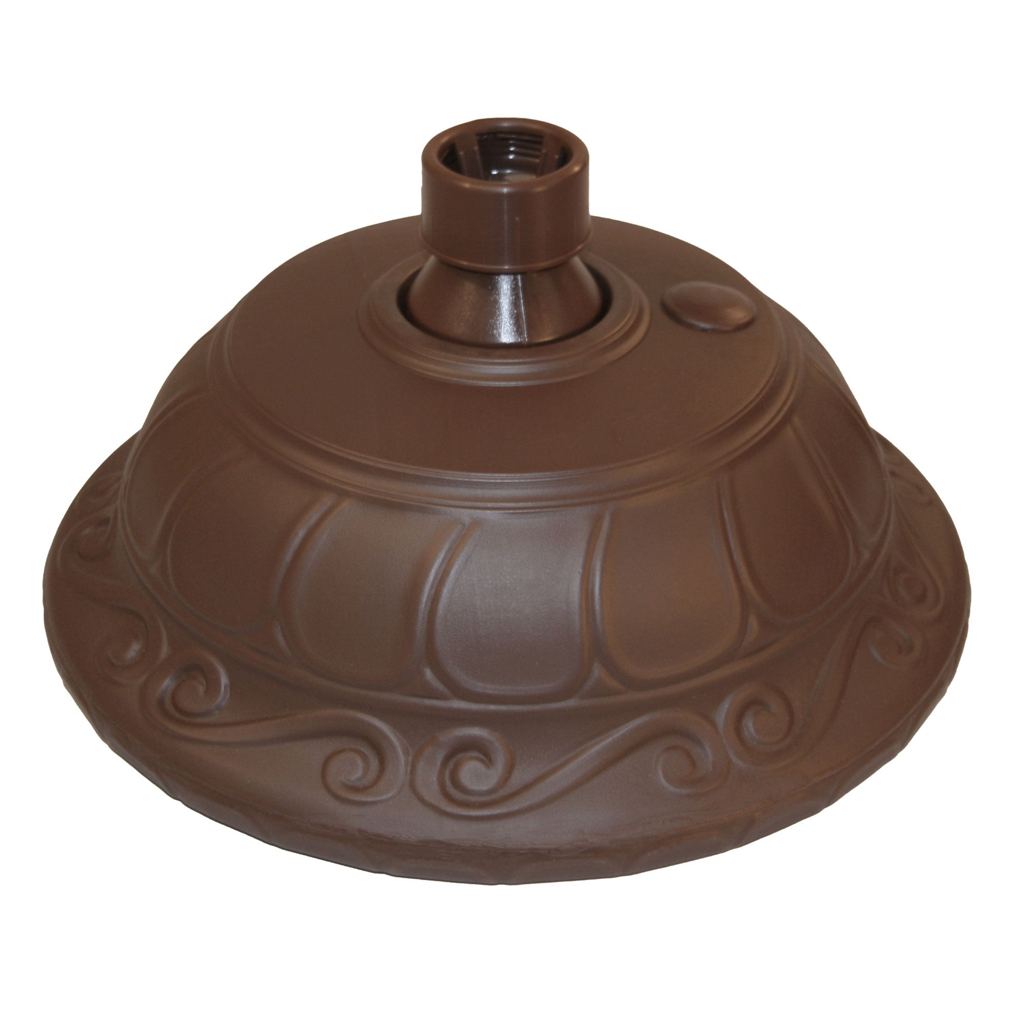 Good Ideas Umbrella Stand Patio Base for 1” & 1.5” Poles, Cappuccino (Open Box)