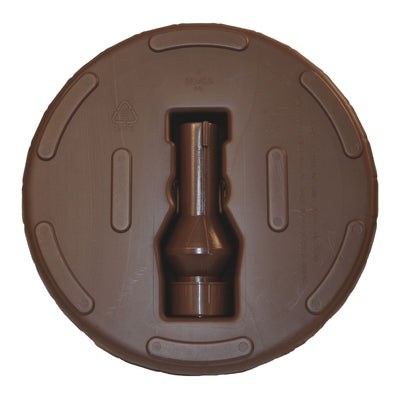 Good Ideas Umbrella Stand Patio Base for 1” & 1.5” Poles, Cappuccino (Open Box)