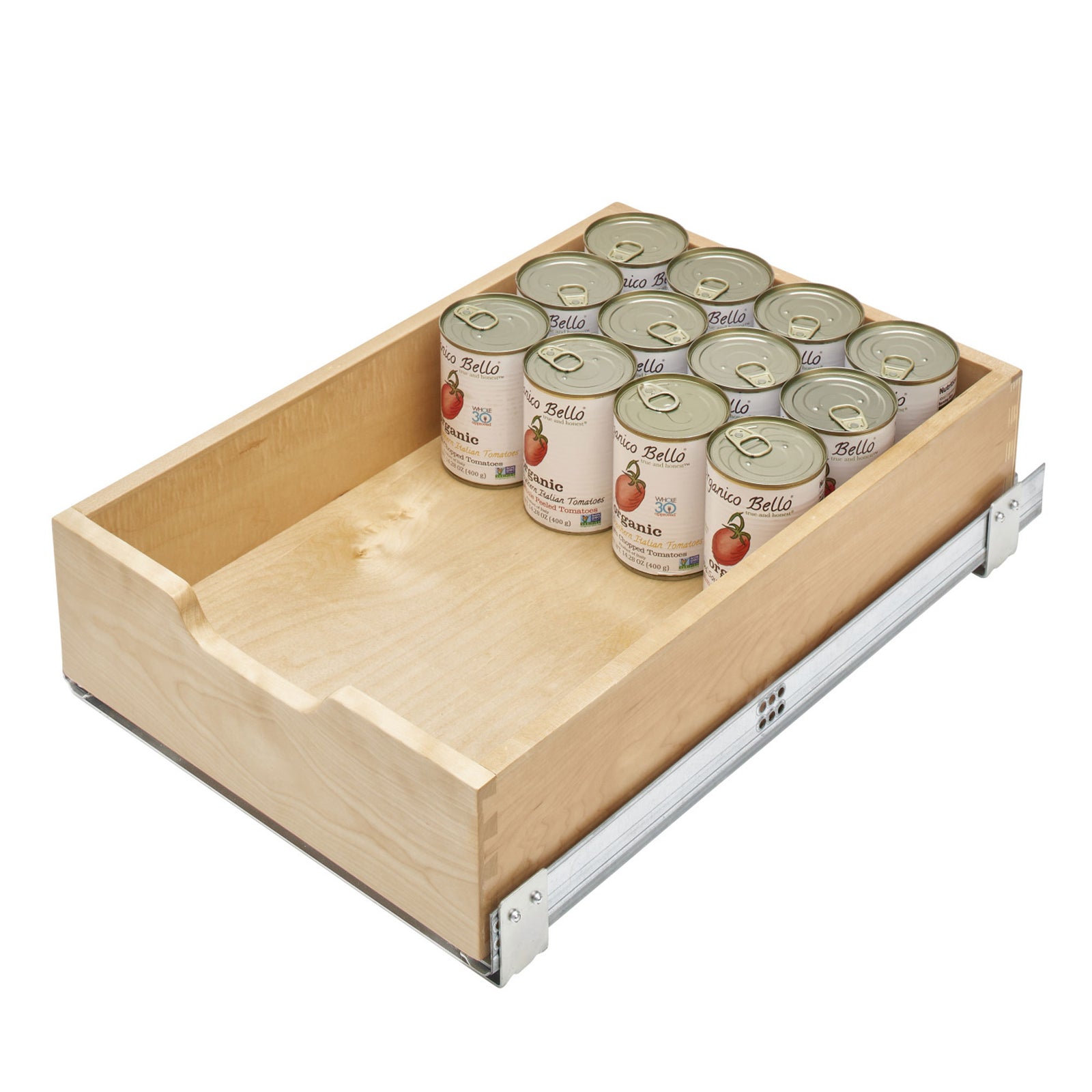 Rev-A-Shelf 14.71" Pullout Kitchen Cabinet Drawer w/ Soft-close, 4WDB-15SC-1 - VMInnovations