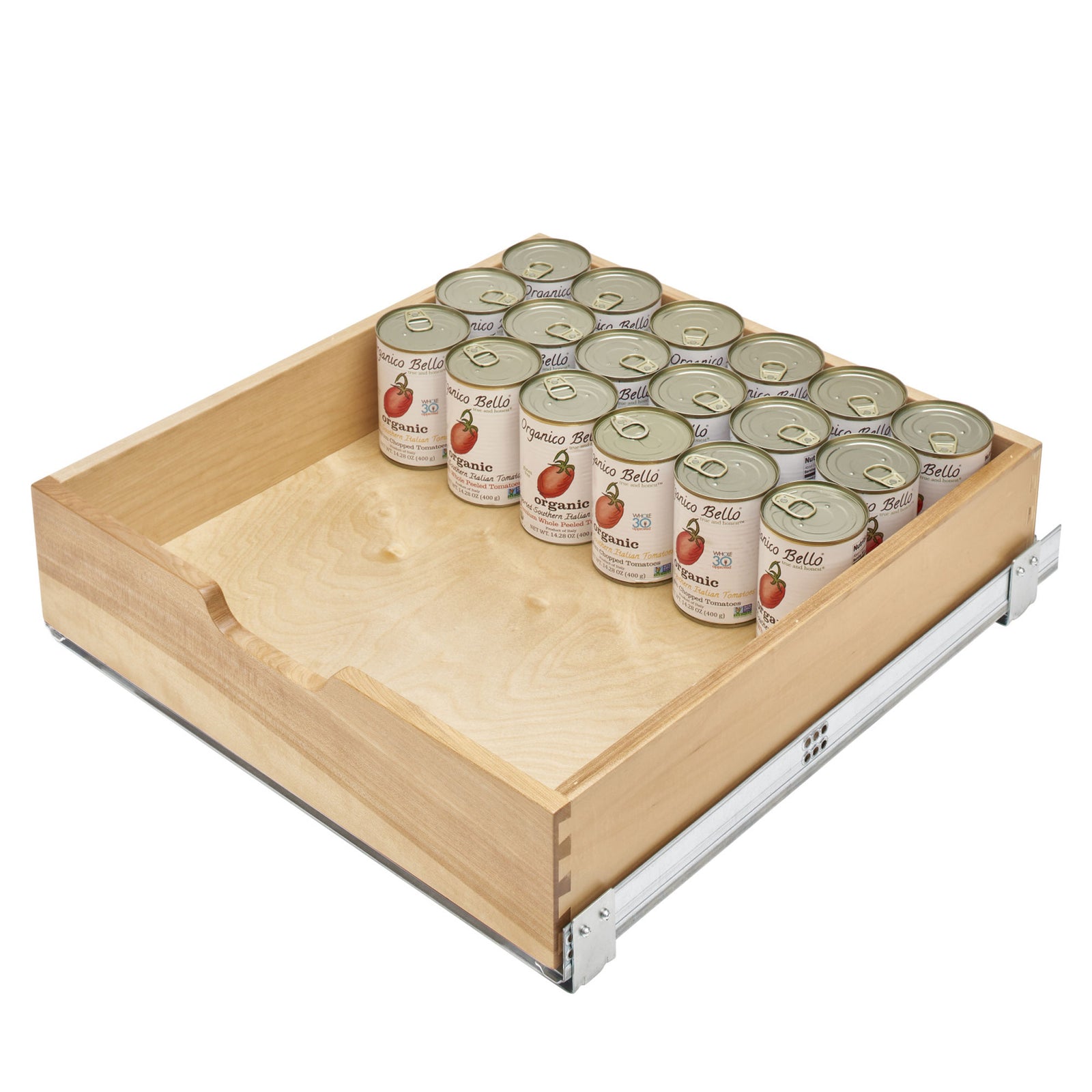 Rev-A-Shelf 20.71" Pullout Kitchen Cabinet Drawer w/ Soft-close, 4WDB-21SC-1 - VMInnovations
