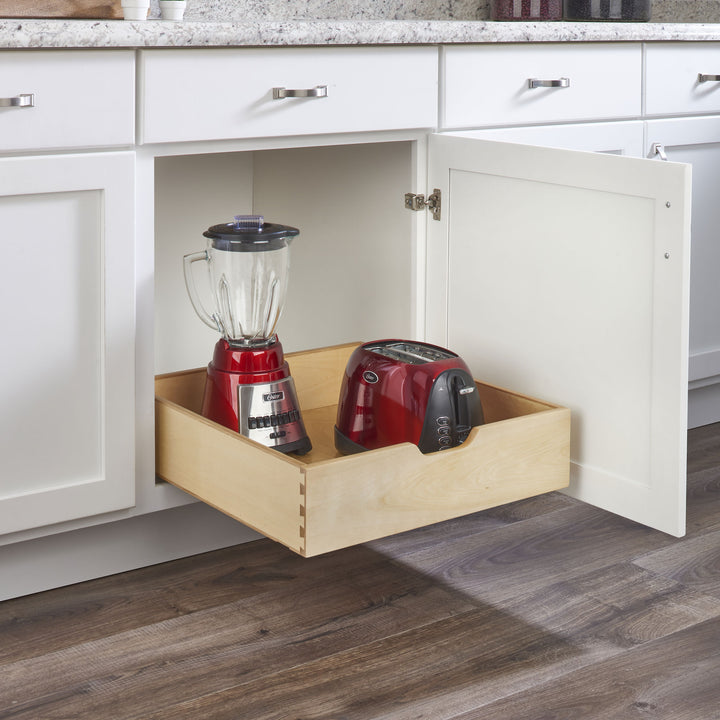 Rev-A-Shelf 20.71" Pullout Kitchen Cabinet Drawer w/ Soft-close, 4WDB-21SC-1