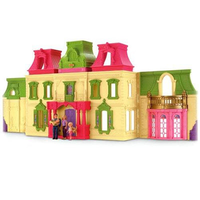 Fisher Price Loving Family Dream Mega Set Dollhouse w/ Dolls & Furniture