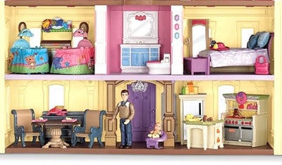Fisher Price Loving Family Dream Mega Set Dollhouse w/ Dolls & Furniture