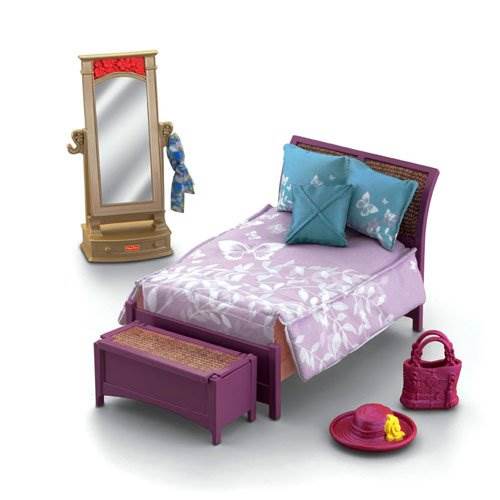 Fisher Price Loving Family Dream Mega Set Dollhouse w/ Dolls & Furniture
