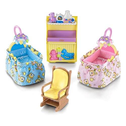 Fisher Price Loving Family Dream Mega Set Dollhouse w/ Dolls & Furniture