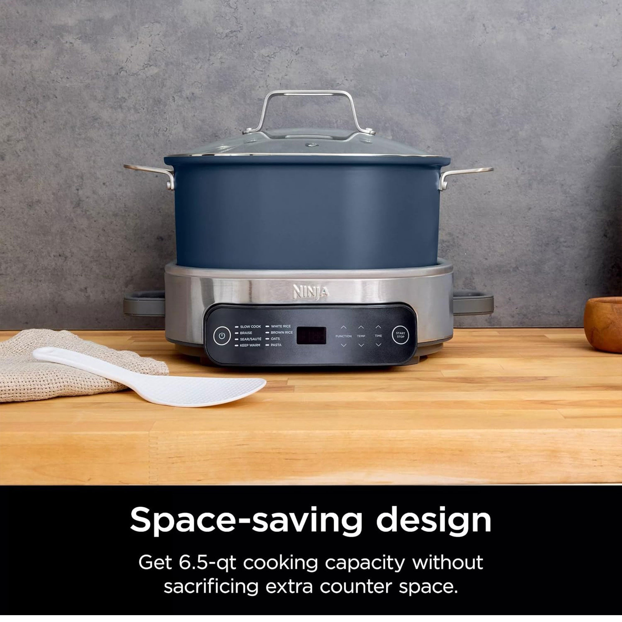 Ninja 8 In 1 Foodi Everyday Possible Cooker Pro, Black, (Used) - VMInnovations