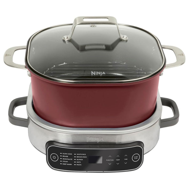 Ninja 8 In 1 Foodi Everyday Possible Cooker Pro, Merlot, Refurbished (For Parts)
