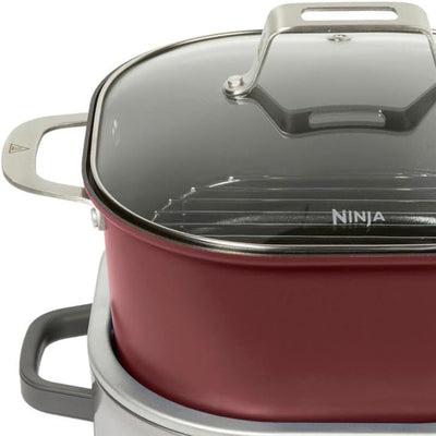 Ninja 8 In 1 Foodi Everyday Possible Cooker Pro, Merlot, (Used) - VMInnovations
