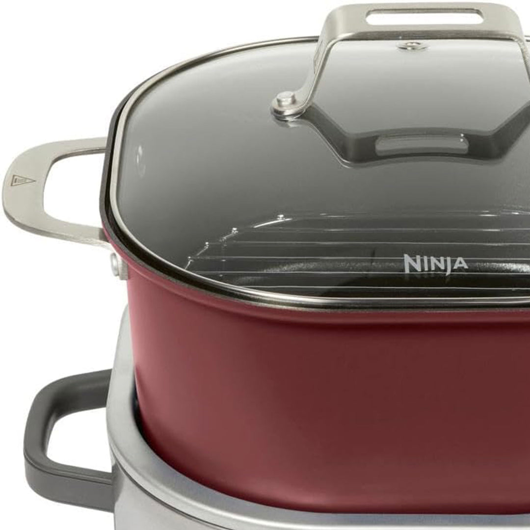 Ninja 8 In 1 Foodi Everyday Possible Cooker Pro, Merlot, (Used)