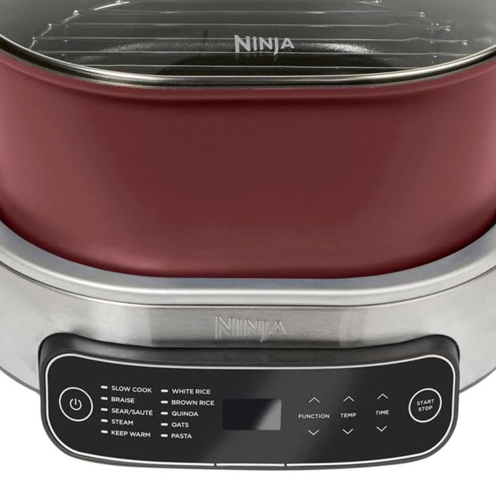 Ninja 8 In 1 Foodi Everyday Possible Cooker Pro, Merlot, Refurbished (For Parts)