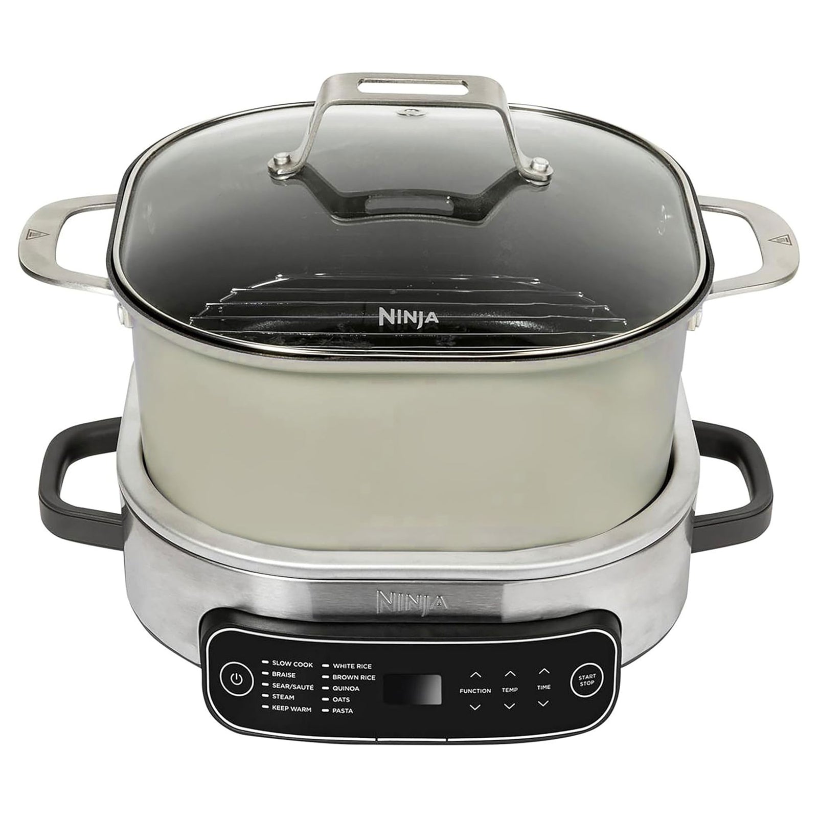 Ninja 8 In 1 Foodi Everyday Cooker Pro, Vanilla Bean, Certified Refurbished - VMInnovations