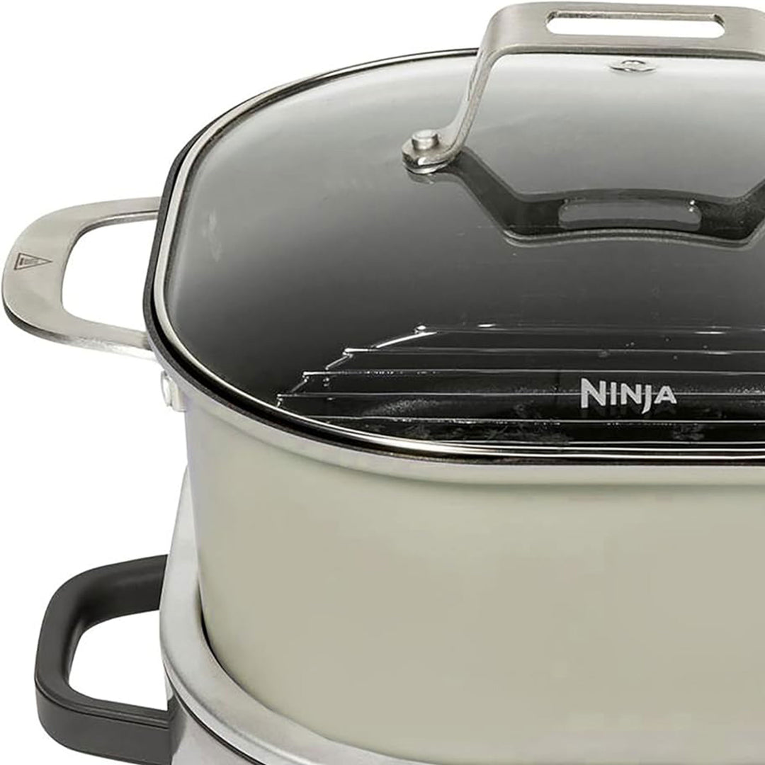 Ninja 8 In 1 Foodi Everyday Cooker Pro, Vanilla Bean, Certified Refurbished