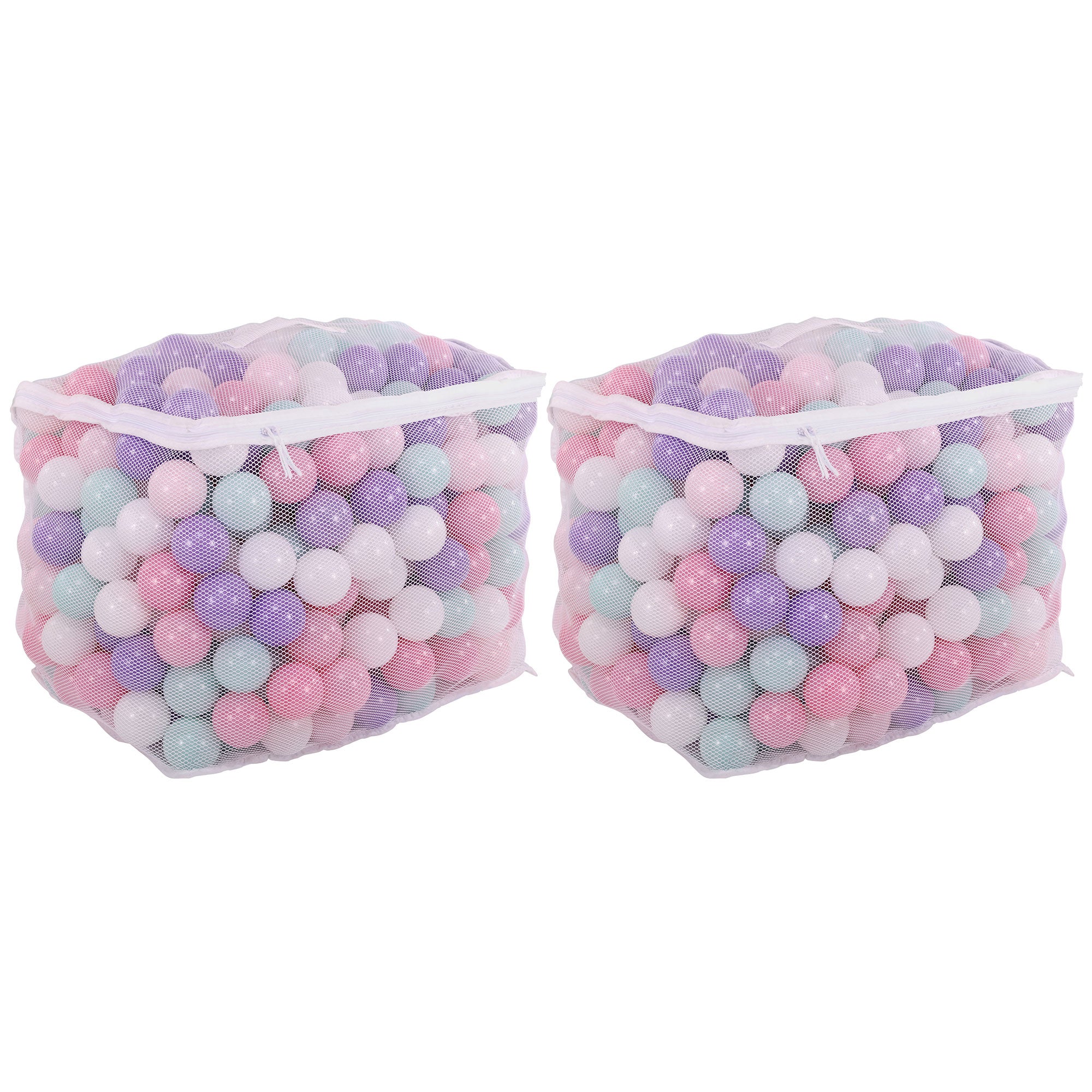BalanceFrom Fitness 2.3" Crush Proof Play Pit Balls with Bag, 400 Count, 2 Pack