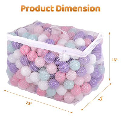 BalanceFrom Fitness 2.3" Crush Proof Play Pit Balls with Bag, 400 Count, 2 Pack