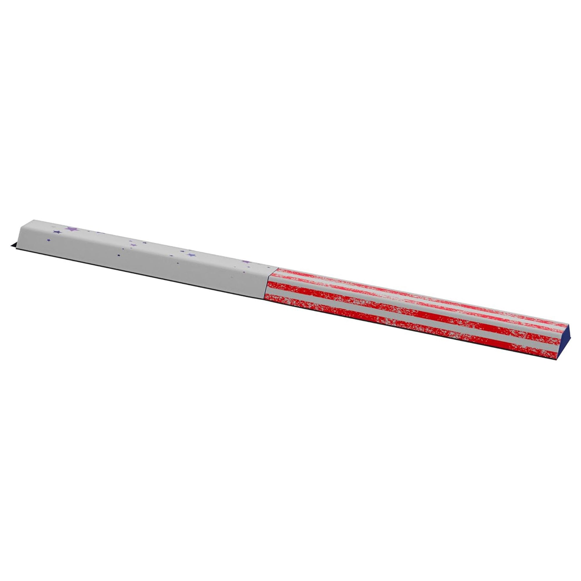 BalanceFrom Fitness All Purpose Mat with Balance Beam Gymnastic Set, Star/Stripe - VMInnovations