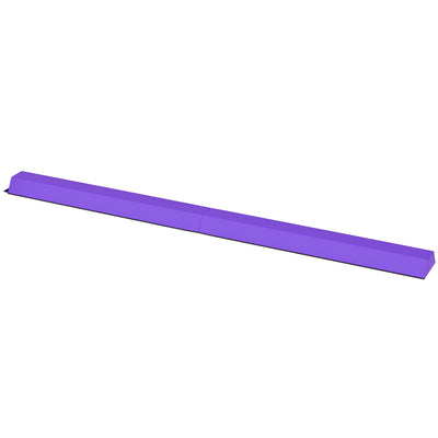 BalanceFrom Fitness All Purpose Mat with 8 Ft Balance Beam Gymnastic Set, Purple