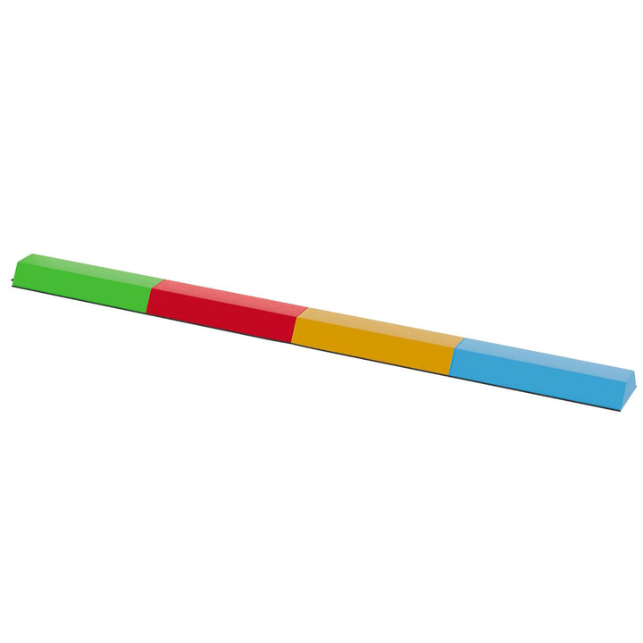 BalanceFrom Fitness All Purpose Mat with 8 Ft Balance Beam Gymnastic Set, Multi
