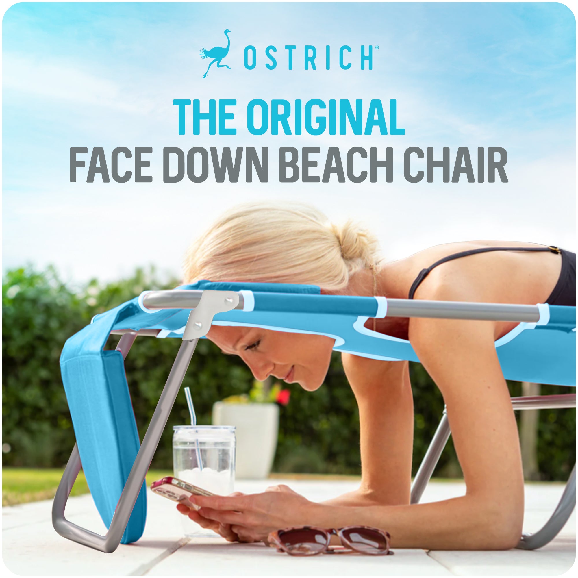 Ostrich The Backpack 3N1 Portable Chair Cooler Bag & Reclining Lounger (Used) - VMInnovations