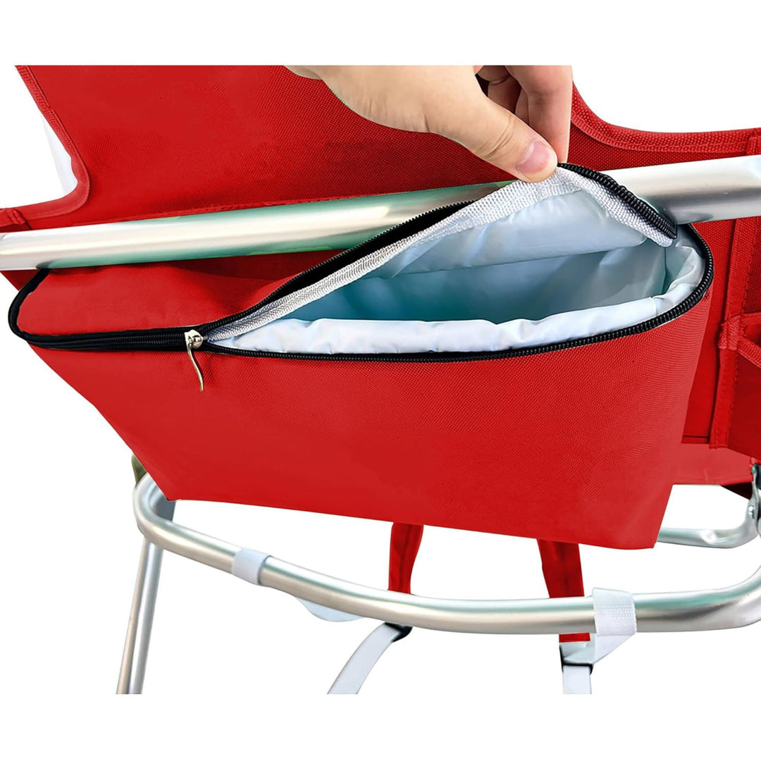 Deltess Ostrich 3 In 1 Portable Chair Cooler Bag & Reclining Lounger(Open Box)