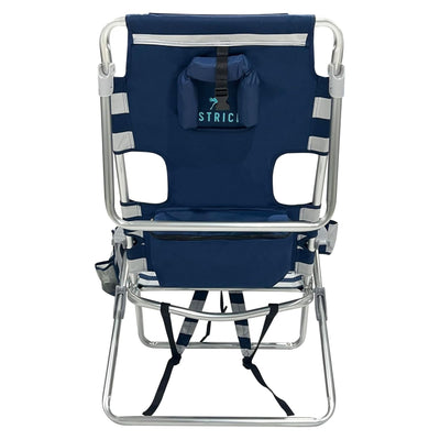 Ostrich The Backpack 3N1 Portable Chair Cooler Bag & Reclining Lounger, Stripe